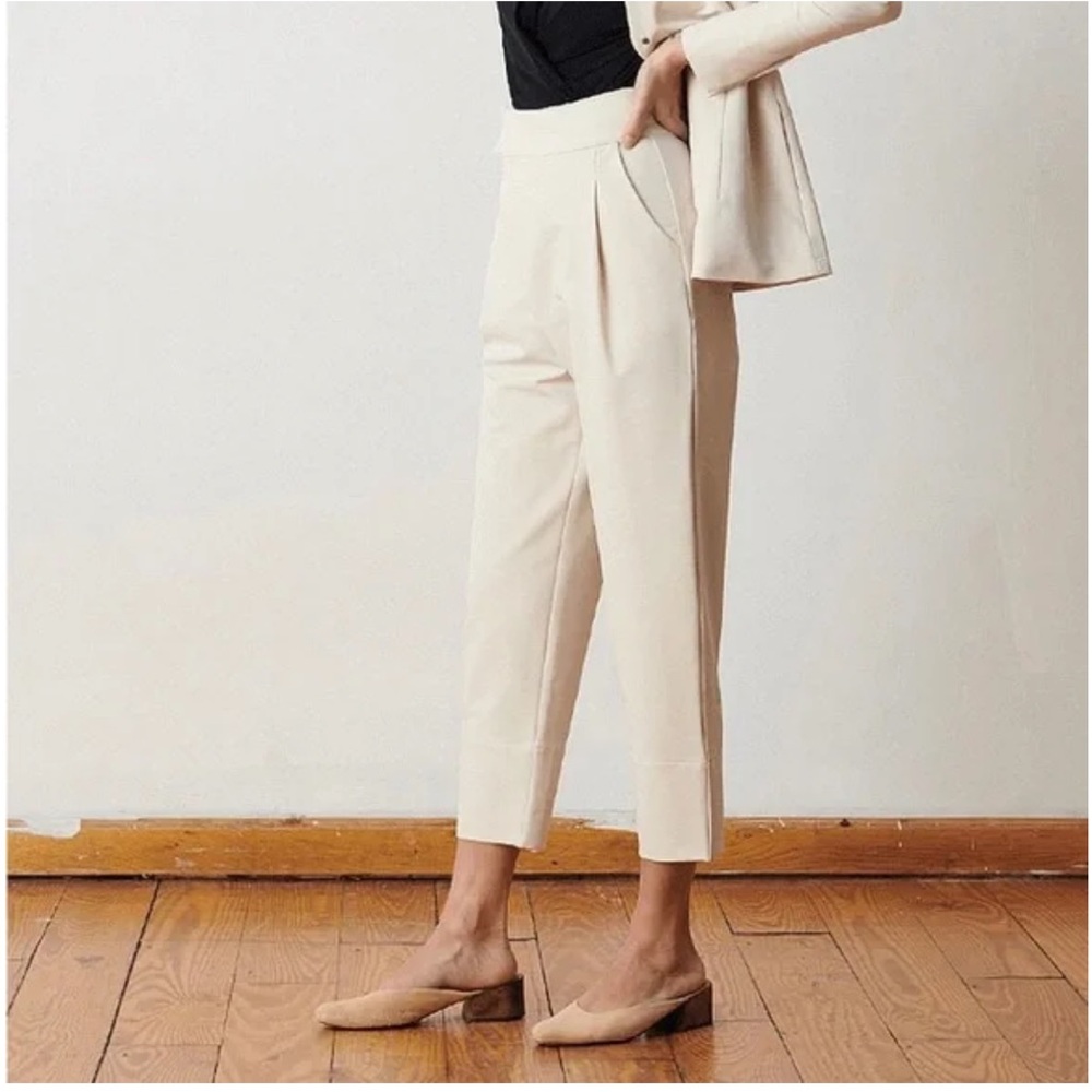 ADAY Portfolio Pants in Cream